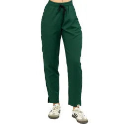 Spodnie medyczne MEDI TEDDY - VELVERDA DEEP FOREST